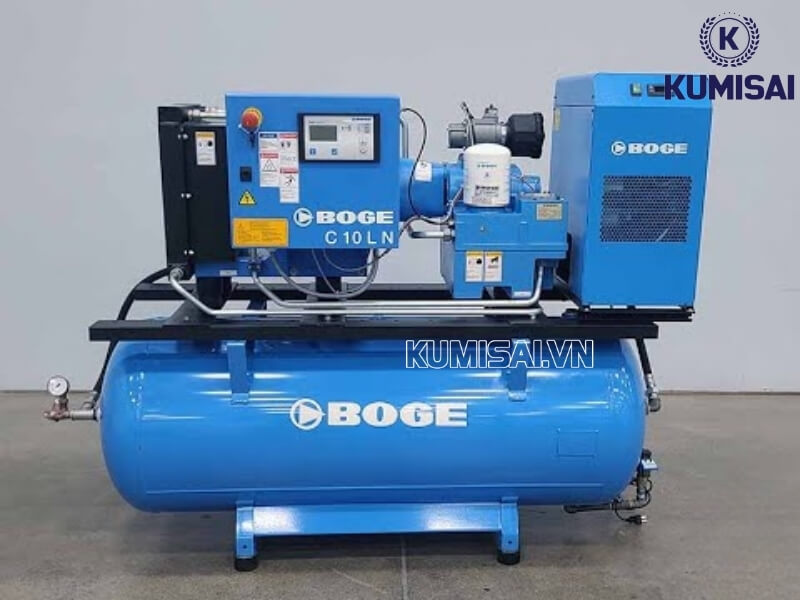 kích thước máy nén khí boge