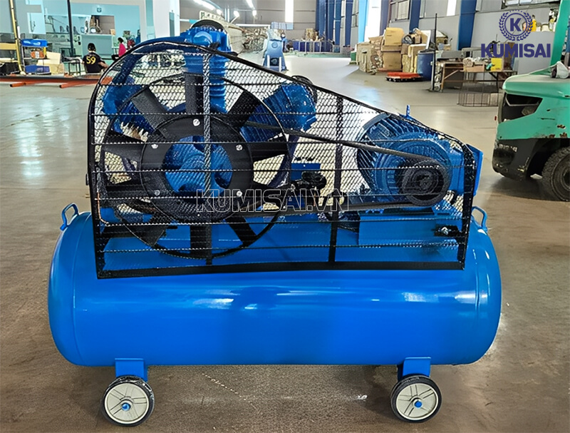 Kiểu dáng máy nén khí hiện đại, bánh xe đa năng 