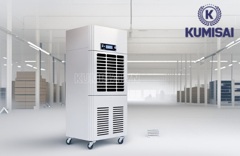 KMS-168LD có công suất lớn, phù hợp sử dụng trong kho hàng, khu xưởng