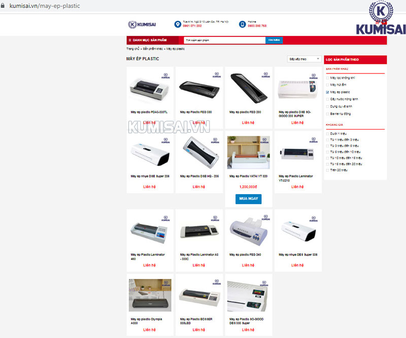 Kumisai Việt Nam - Đơn vị bán máy ép plastic Nhật Bản chính hãng, chất lượng Kumisai Việt Nam - Đơn vị bán máy ép plastic Nhật Bản chính hãng, chất lượng