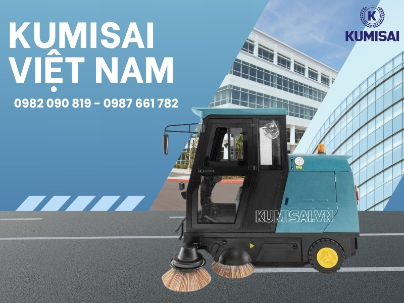 Liên hệ Kumisai Việt Nam - Nhận báo giá chi tiết xe quét rác Kumisai KMS 180