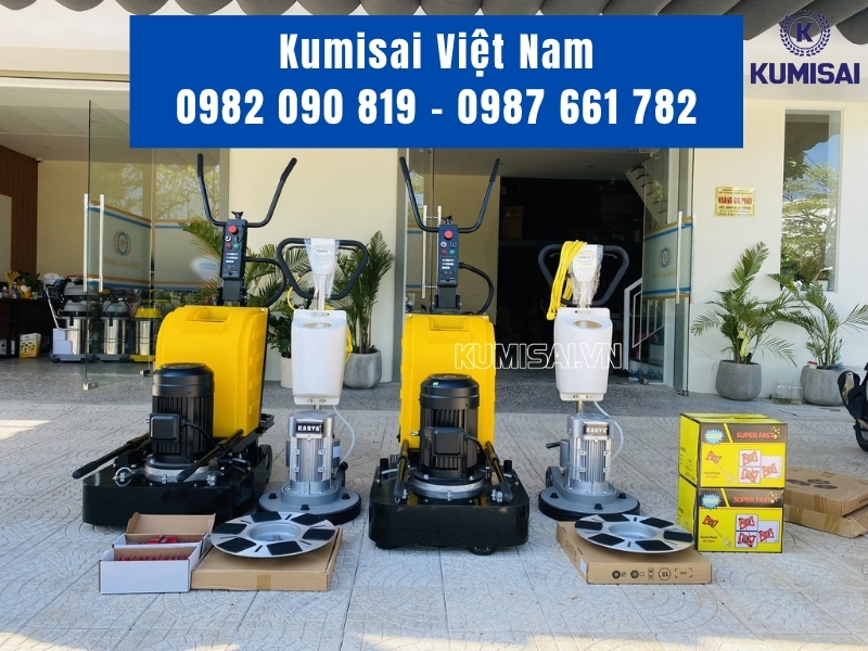 Kumisai Việt Nam - Địa chỉ phân phối máy mài sàn 3 lưỡi cao cấp