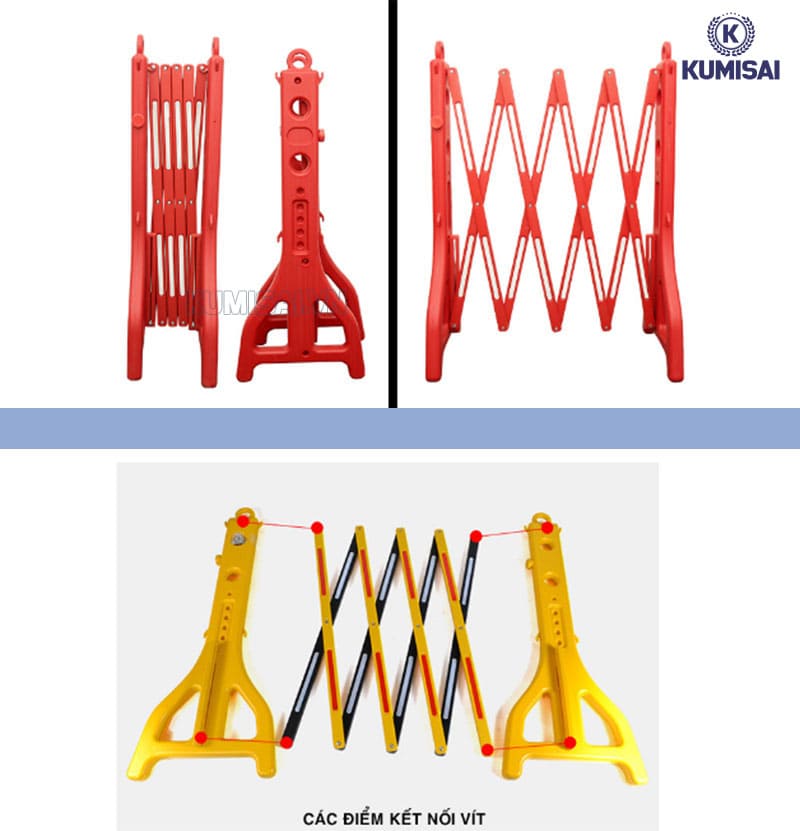Barie nhựa dễ dàng lắp đặt