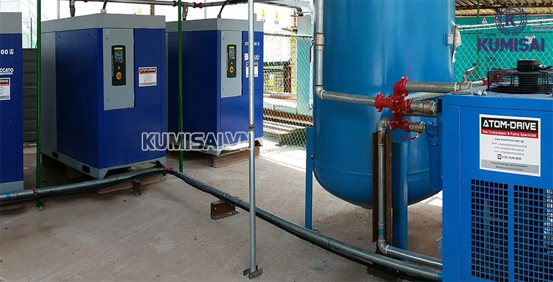 Tùy đơn vị cần bố trí cách lắp đặt máy nén không khí cho phù hợp Tùy đơn vị cần bố trí cách lắp đặt máy nén không khí cho phù hợp