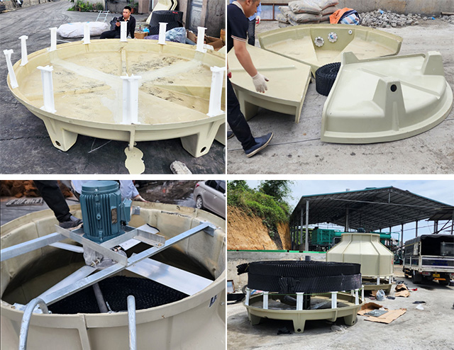 Lắp đặt tháp giải nhiệt Kumisai KMS 125RT