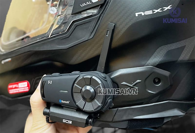 Hướng dẫn cách lắp tai nghe Intercom SCS S-3 lên mũ bảo hiểm 