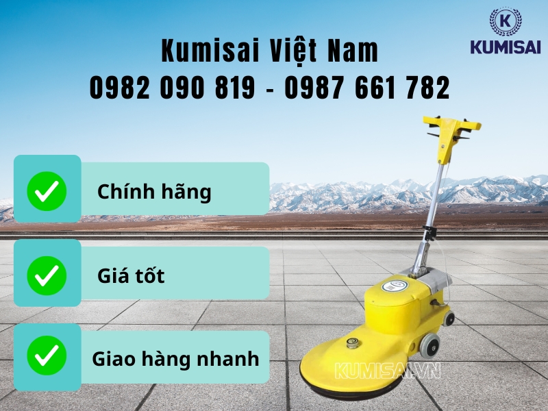 Liên hệ Kumisai - Chuyên phân phối máy lau sàn chính hãng
