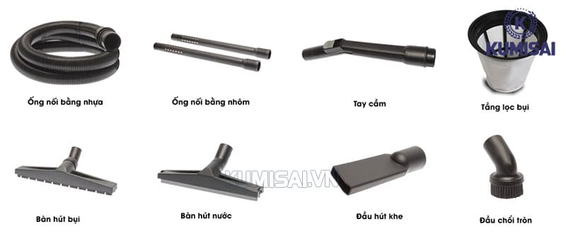 Hệ thống linh kiện máy hút bụi khô ướt IPC GP1/27