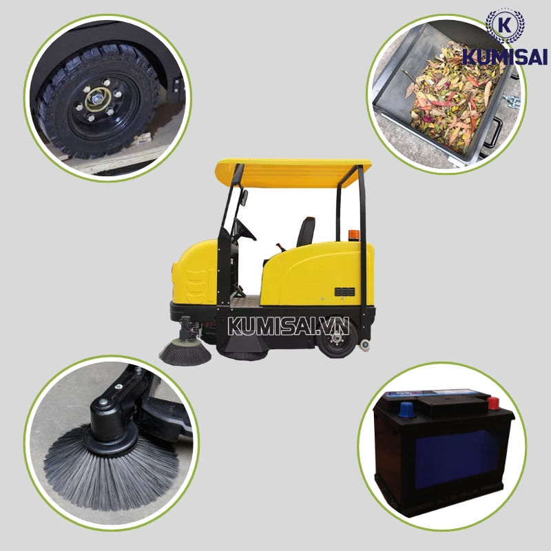 Linh kiện xe có thể tháo rời, thuận lợi cho công tác bảo trì