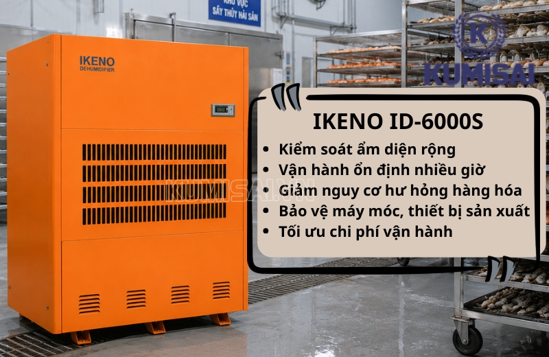 Lợi ích khi đầu tư máy hút ẩm IKENO ID-6000S Lợi ích khi đầu tư máy hút ẩm IKENO ID-6000S