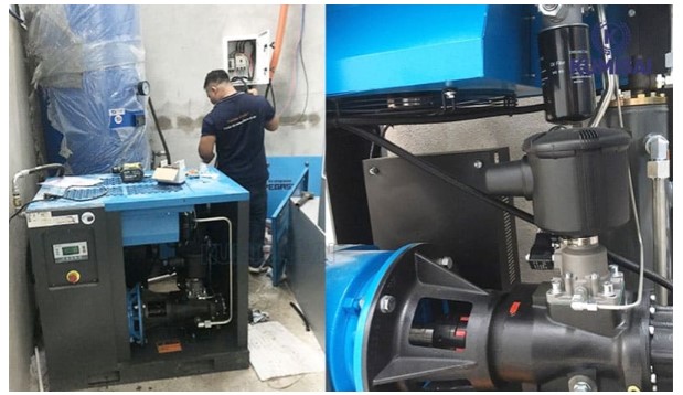 Khắc phục các lỗi liên quan khi lắp đặt máy nén khí Khắc phục các lỗi liên quan khi lắp đặt máy nén khí