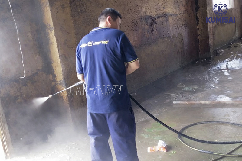 Sử dụng dây rửa bố thép máy rửa xe model: LT-10M đúng cách