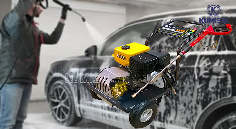 Lưu ý khi dùng máy rửa xe chạy bằng xăng Lutian 15G32-9A 