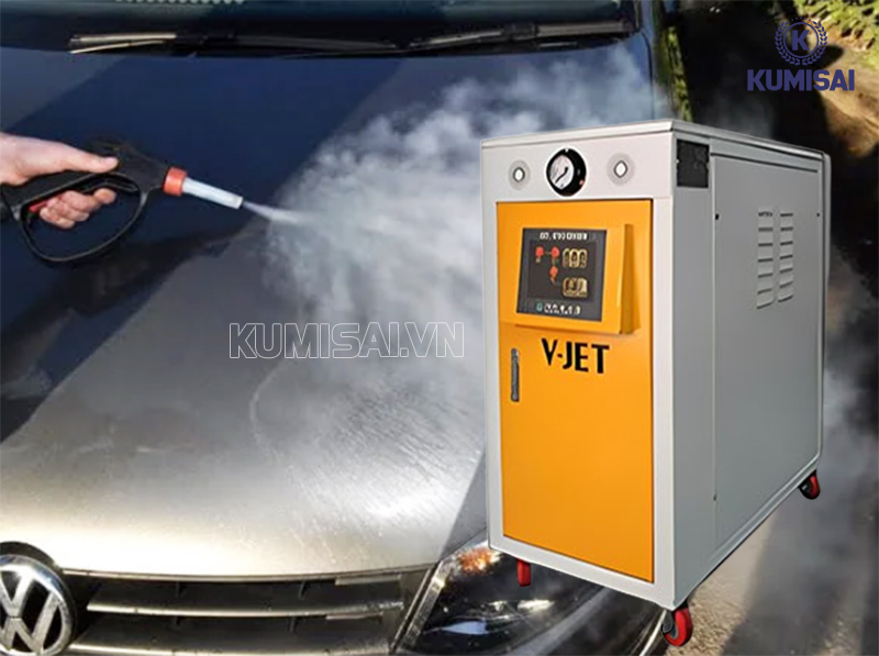 Sử dụng máy rửa xe hơi nước nóng V-JET Steammer 36E đúng cách 