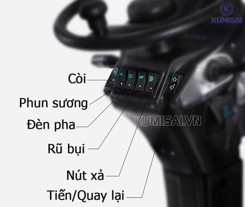 Hiểu rõ về chức năng của từng công tắc để điều khiển xe 