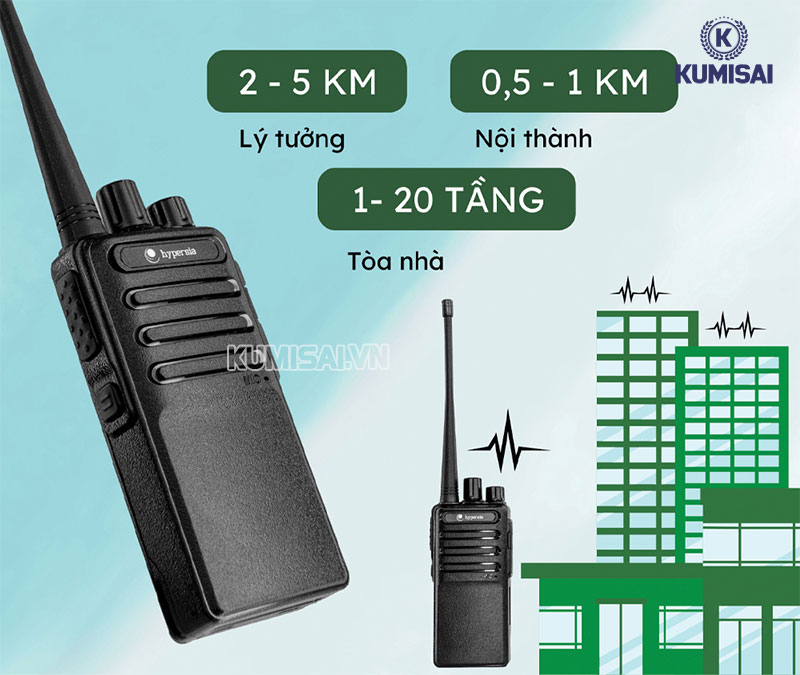 Khả năng thu, phát sóng mạnh 