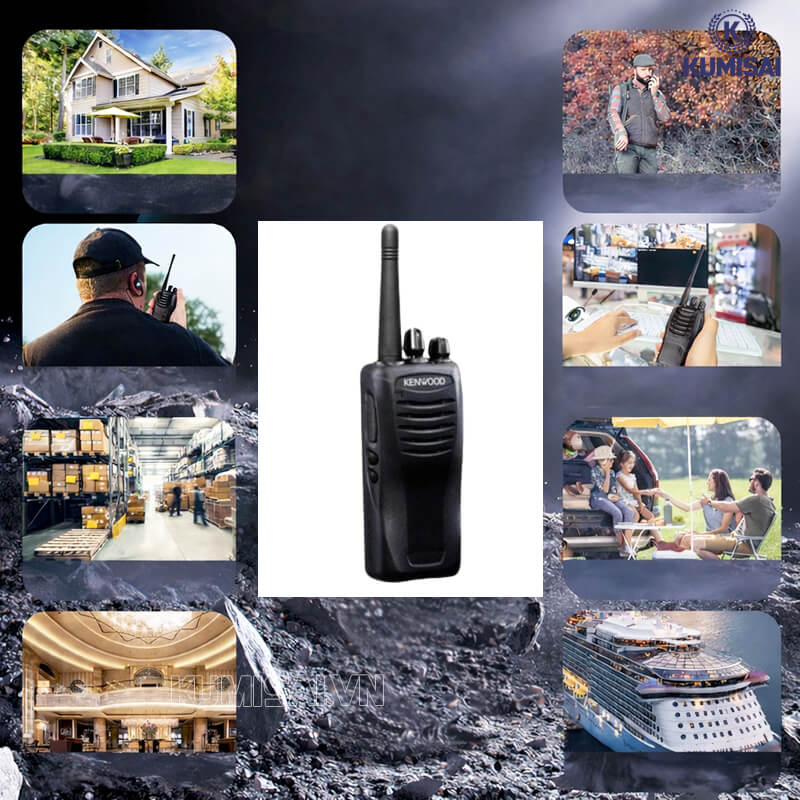 Bộ đàm Kenwood TK2407 ứng dụng phổ biến