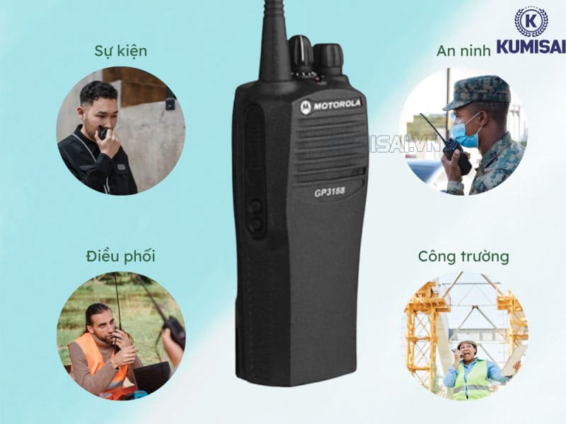 Motorola GP3188 ứng dụng đa dạng
