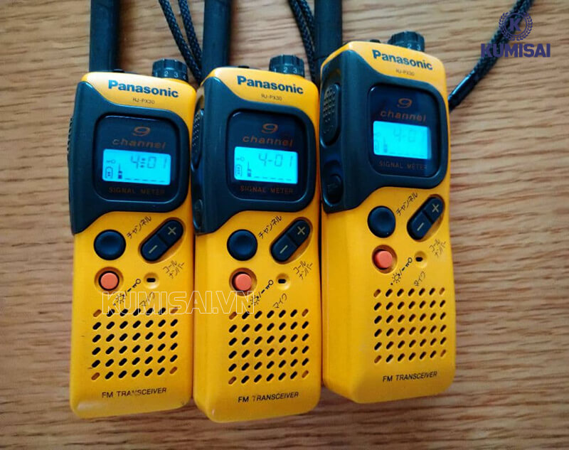 Máy bộ đàm Panasonic có hỗ trợ nhiều tính năng hiện đại