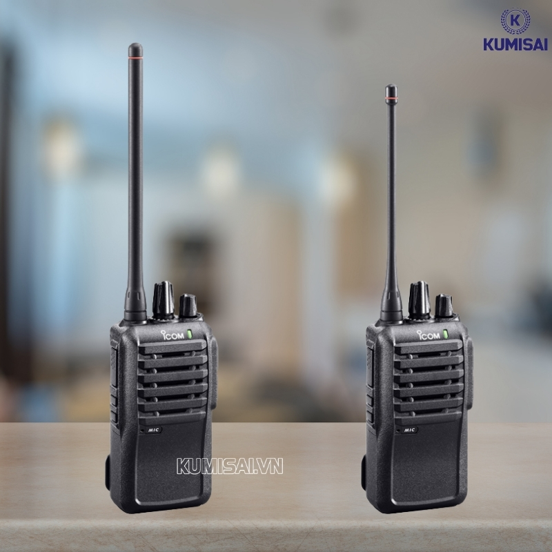 Icom IC-F3002 có cấu trúc nhỏ gọn, tiện lợi khi thao tác