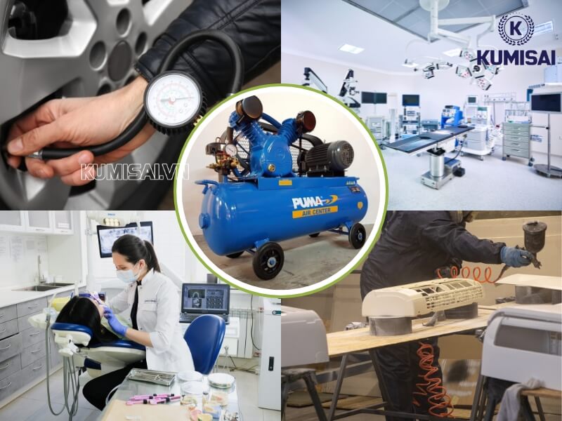 Ứng dụng của máy nén khí 11KW trong thực tế