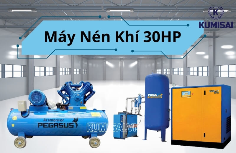 Máy nén khí 30HP - Thiết bị cung cấp khí nén chuyên dụng