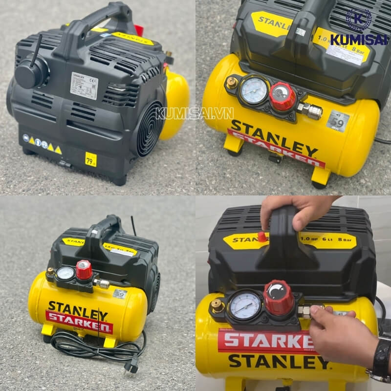 Máy nén khí không dầu 6L Stanley DST10086 