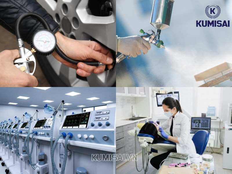 Ứng dụng của máy nén khí Stanley