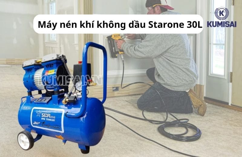 Máy nén hơi không dầu Starone 30L
