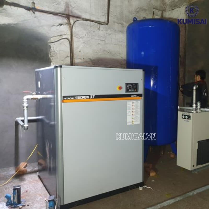 Máy nén khí biến tần Hitachi 