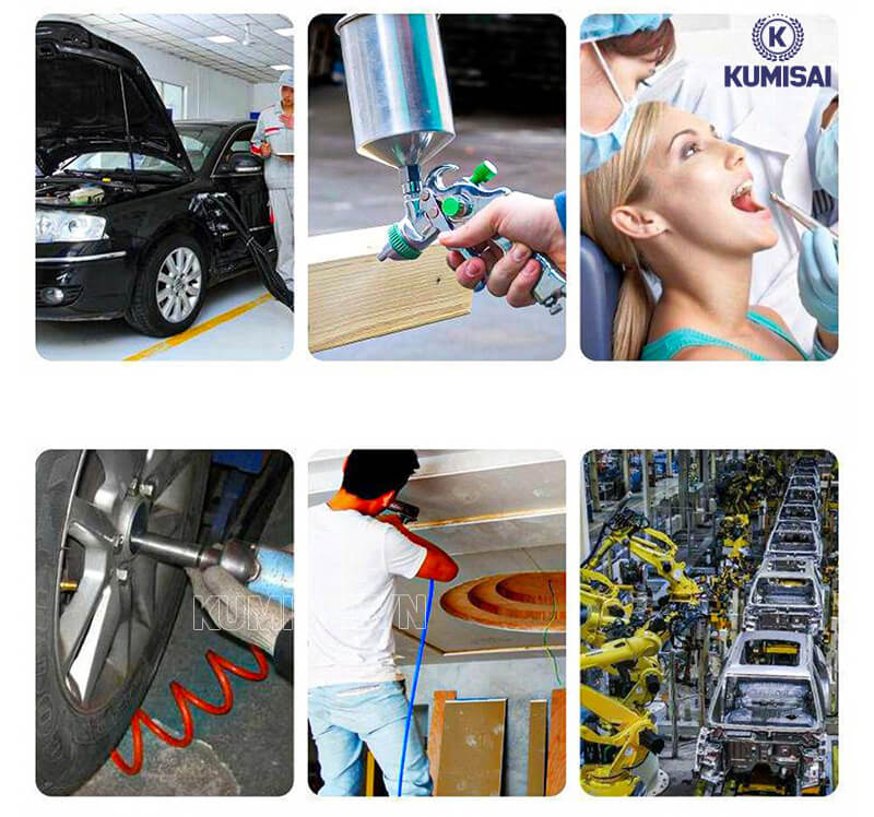 ứng dụng của máy nén khí ingco