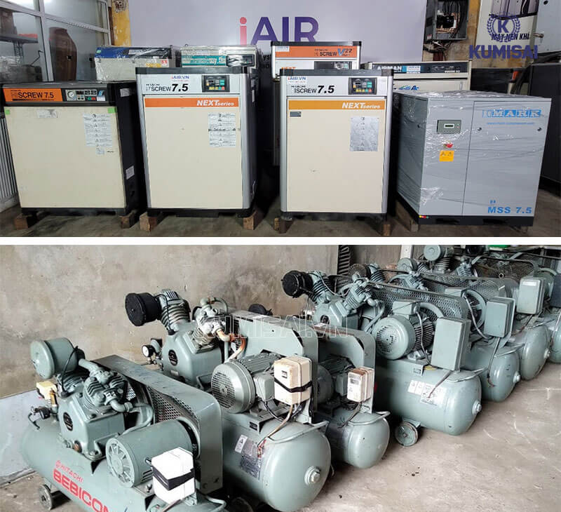 Máy nén khí mini cũ TPHCM IAIR Việt Nam