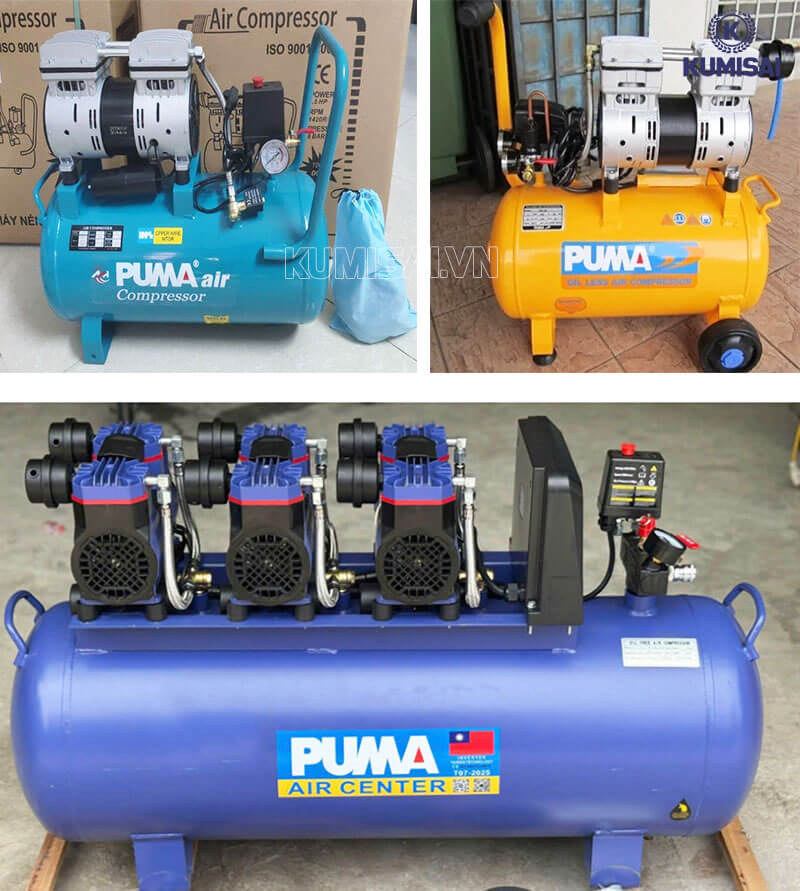Dòng máy nén khí không dầu Puma