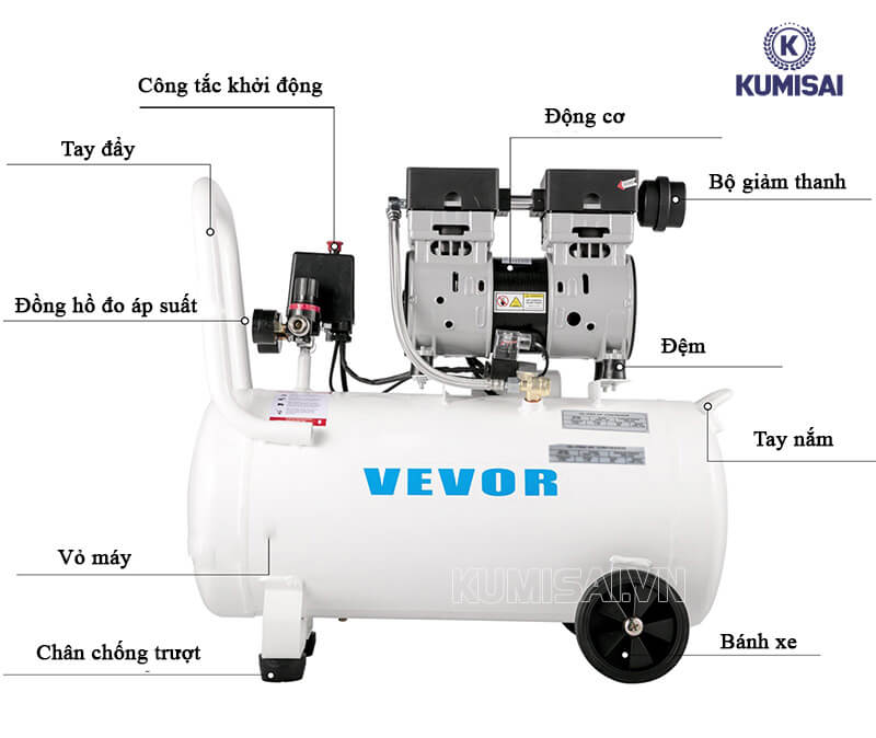 Máy nén khí mini 220V cực nhỏ gọn và tiện lợi 