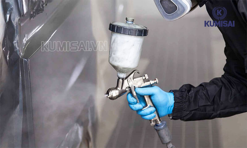 Máy nén khí phun sơn nâng cao hiệu quả công việc