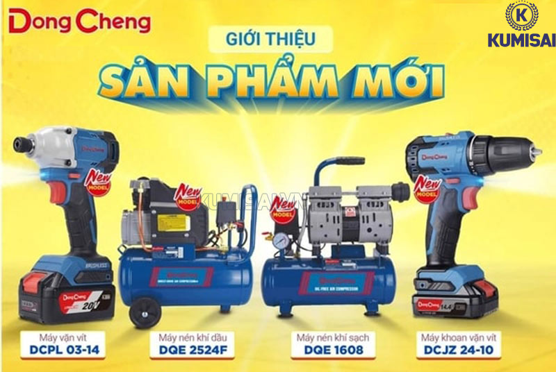 Các dòng sản phẩm mũi nhọn của thương hiệu máy nén khí Dongcheng