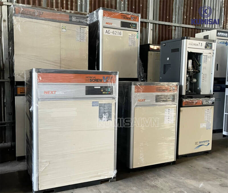 Máy nén khí mini Nhật bãi Hitachi