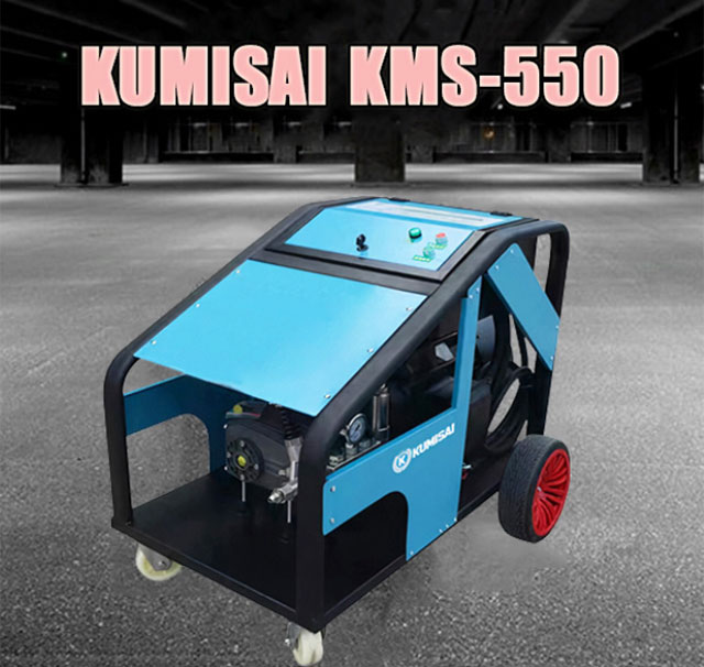 Tìm hiểu máy bơm rửa xe công suất lớn Kumisai KMS 550