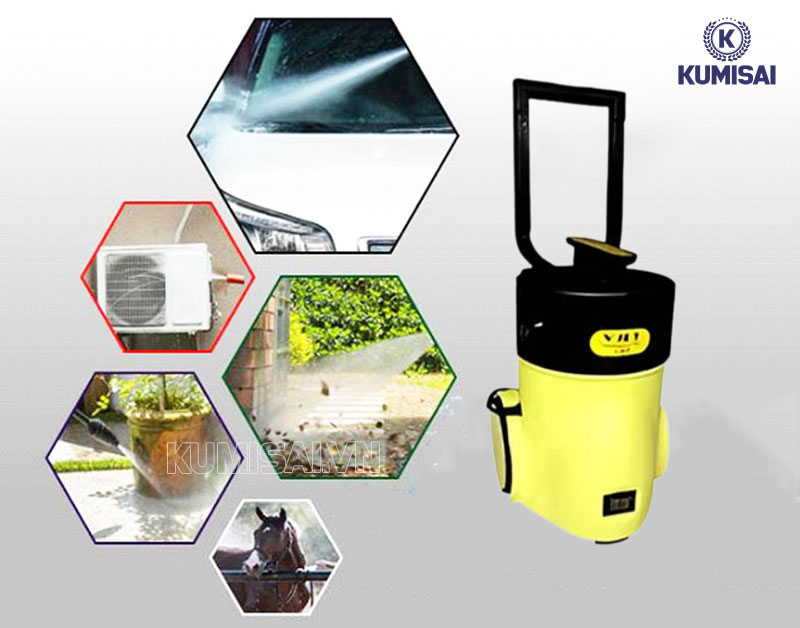 Máy rửa xe mini V-Jet VJ 90P đa năng