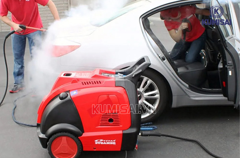 Máy bơm rửa xe oto hơi nước nóng