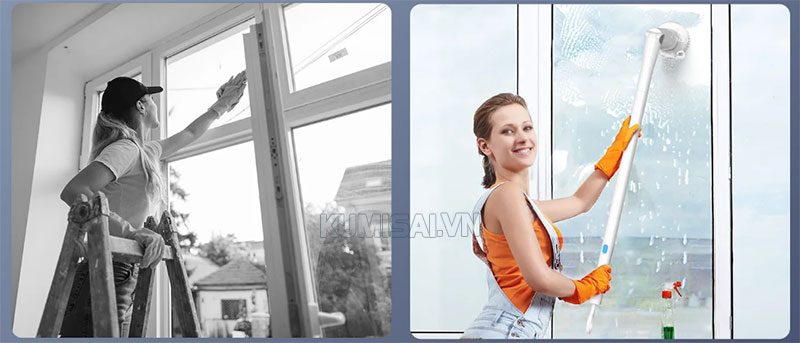 Máy chà sàn Xiaomi nhỏ gọn, tiện dụng