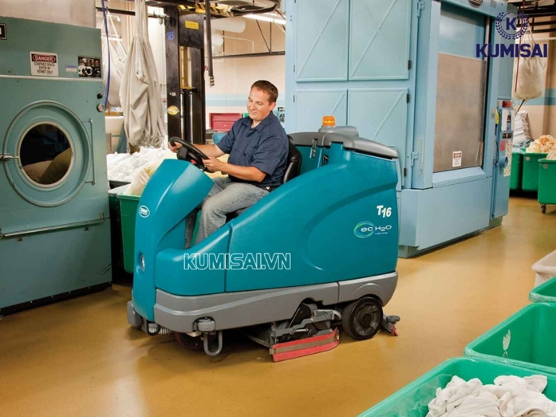 Máy chà sàn cao cấp Tennant có hiệu quả làm sạch vượt trội