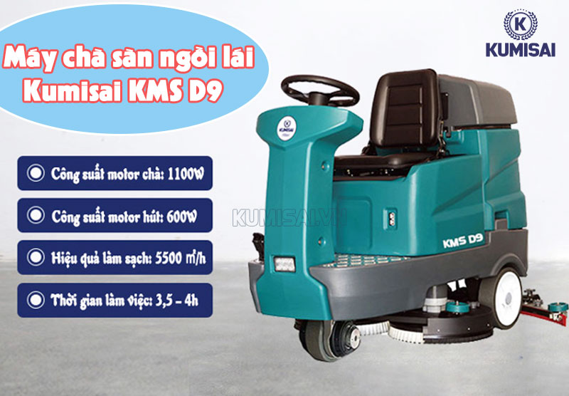 Máy chà sàn ngồi lái Kumisai KMS D9