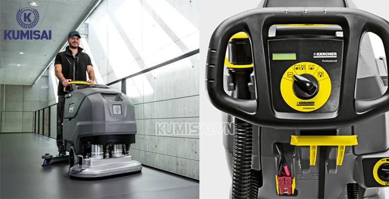 Máy chà sàn của Karcher thiết kế khỏe khoắn, độ bền cao