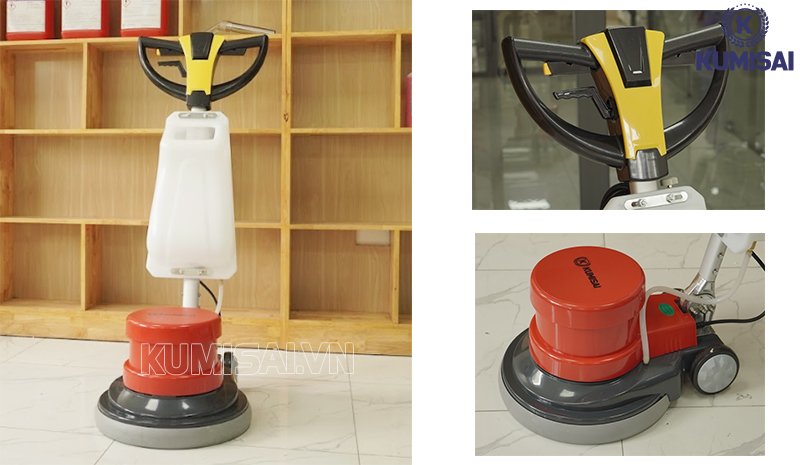 Thiết kế máy chà sàn mini hiện đại 