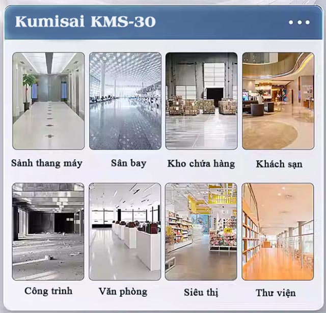 Kumisai KMS-30 được ứng dụng rộng rãi