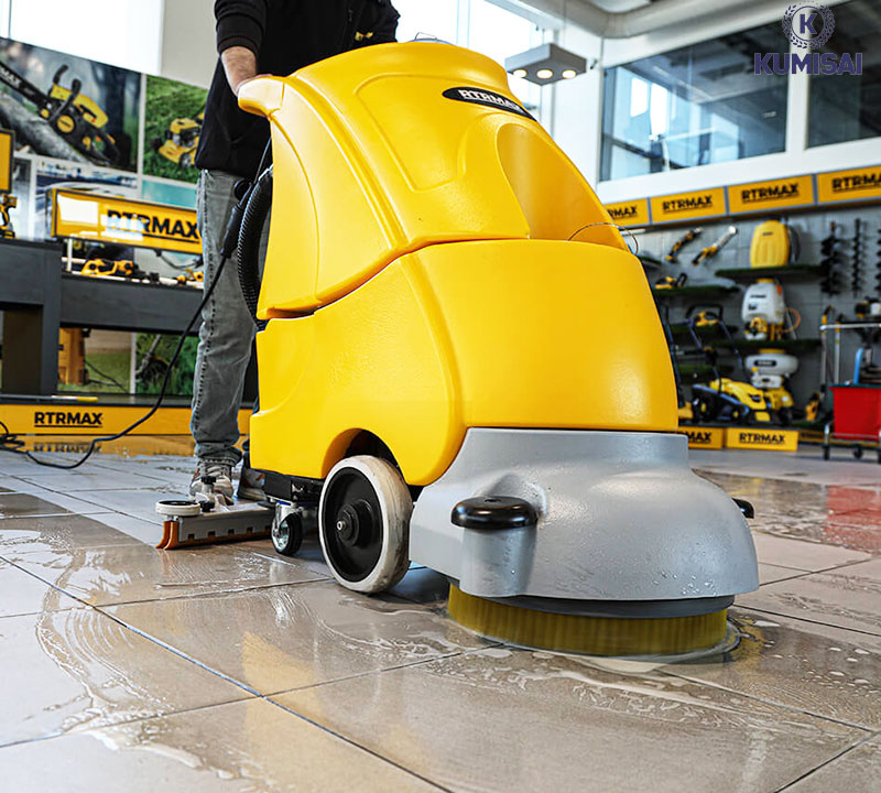 Hiệu suất chà sàn của máy chà sàn liên hợp công nghiệp cao