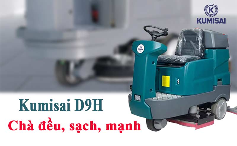 Máy chà sàn ngồi lái Kumisai D9H