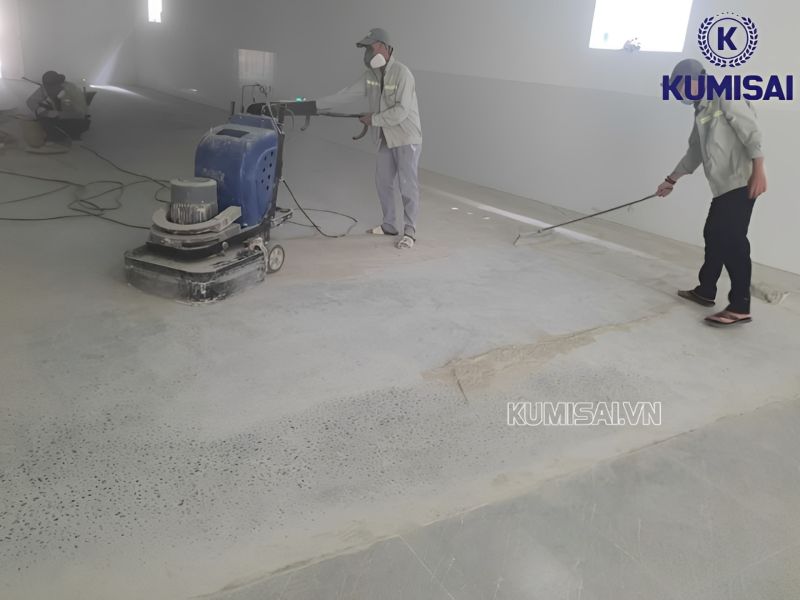 Máy chà sàn xi măng công nghiệp dùng điện trực tiếp