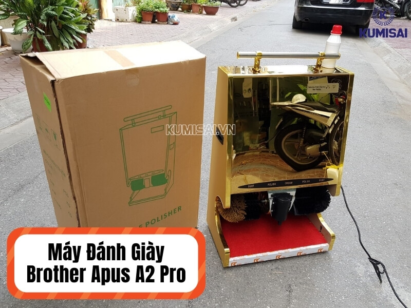 Máy đánh giày khách sạn Brother Apus A2 Pro